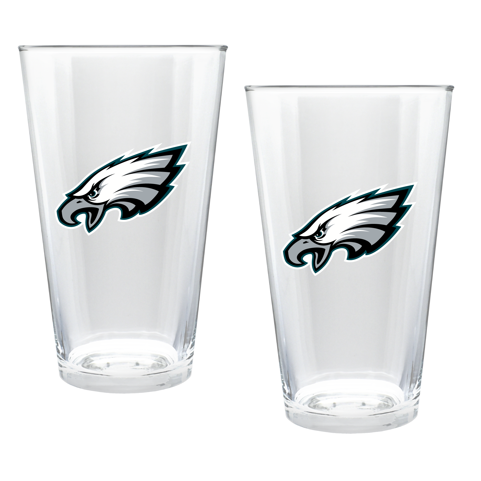Philadelphia Eagles Two-Piece 16oz. Double Play Pint Glass Set