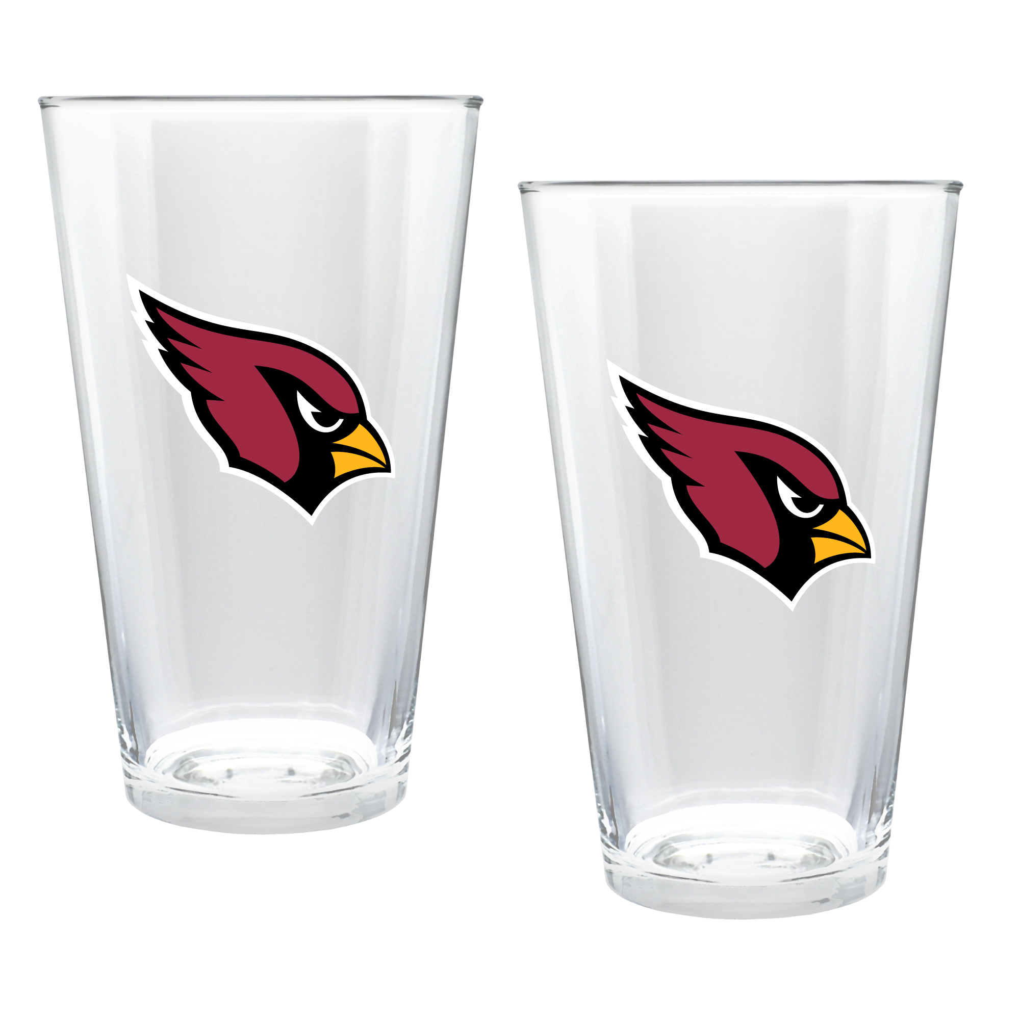 Arizona Cardinals Two-Piece 16oz. Double Play Pint Glass Set