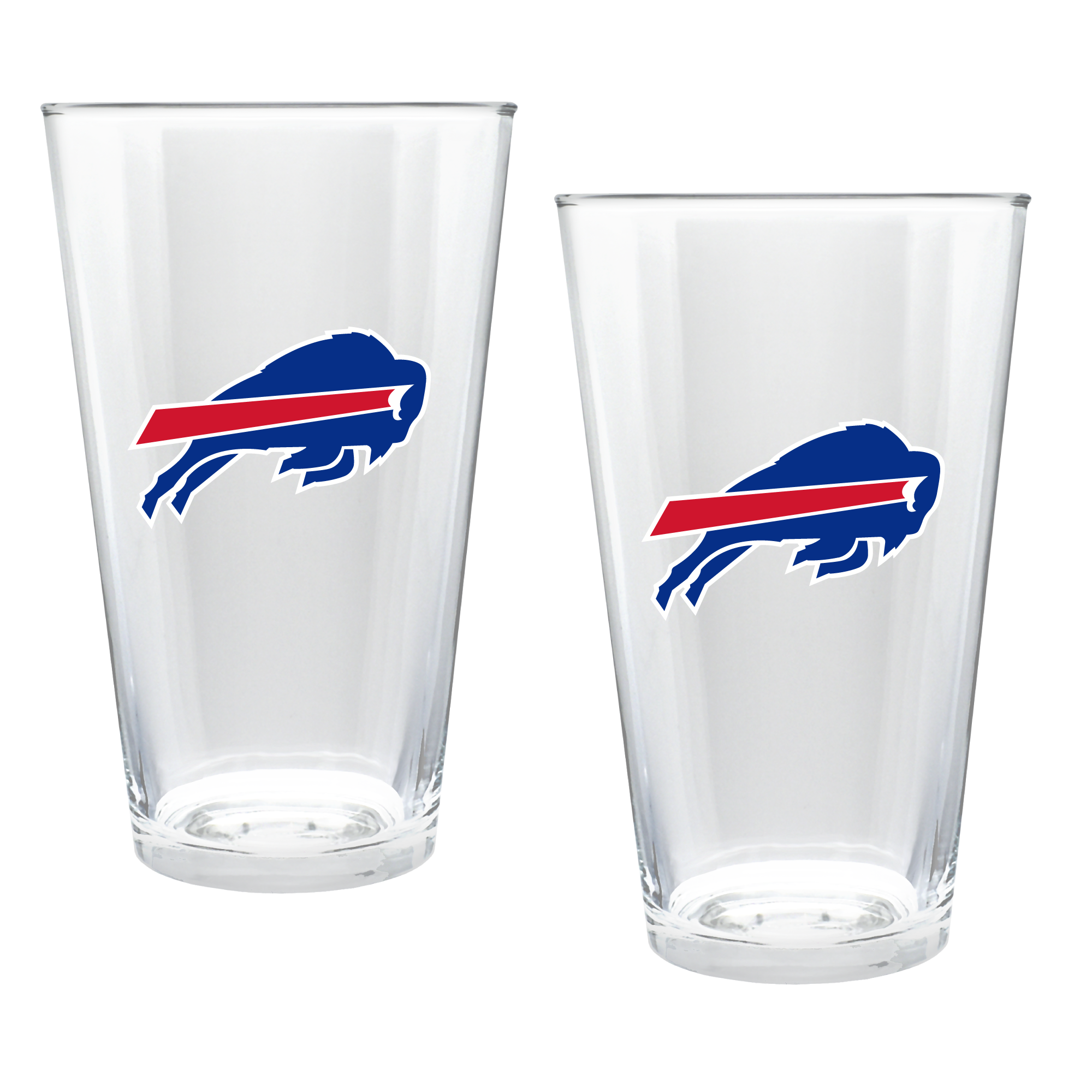 Buffalo Bills Two-Piece 16oz. Double Play Pint Glass Set