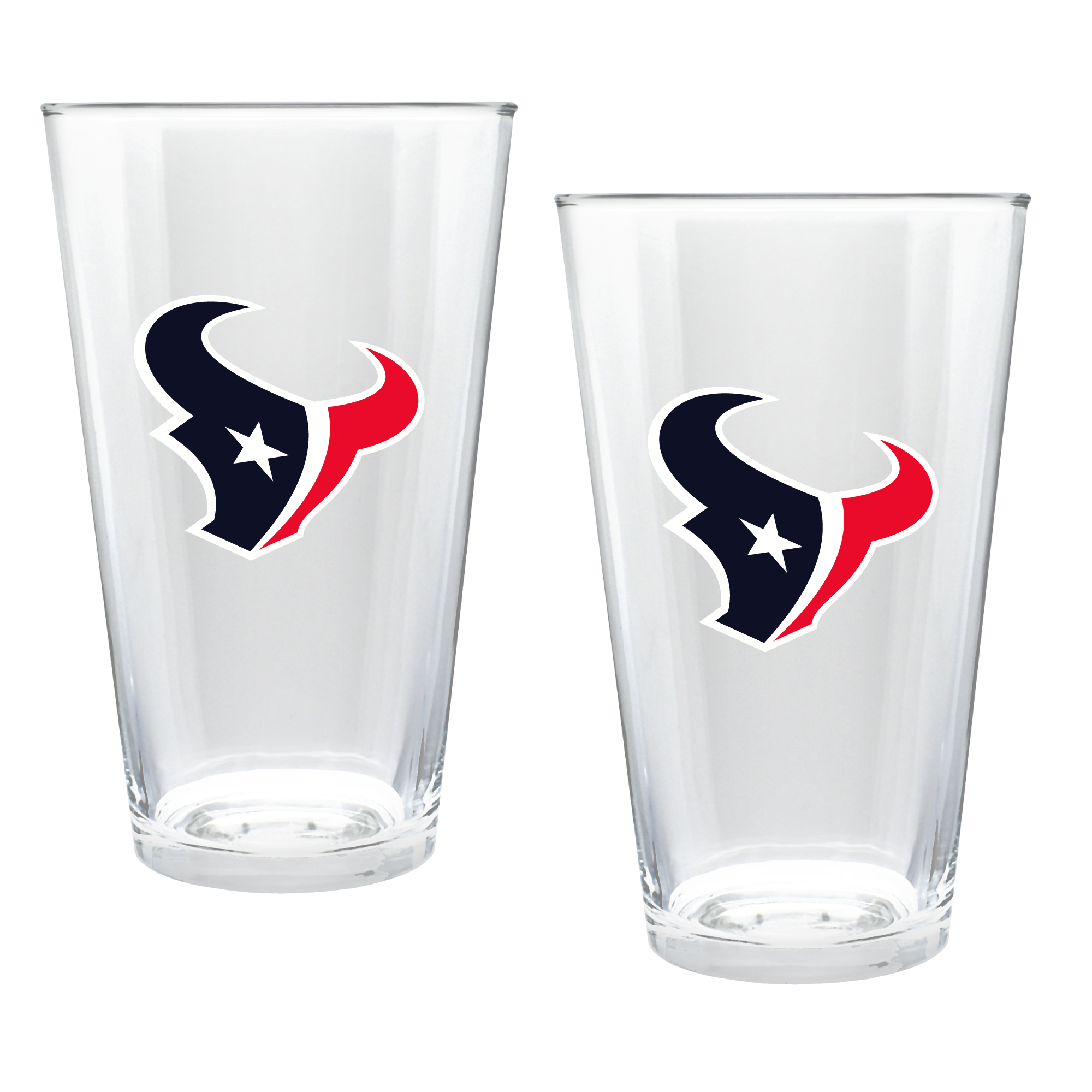 Houston Texans Two-Piece 16oz. Double Play Pint Glass Set