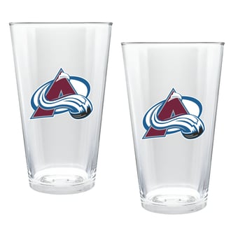 Colorado Avalanche Two-Piece 16oz. Double Play Pint Glass Set