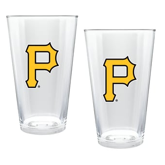 Pittsburgh Pirates Two-Piece 16oz. Double Play Pint Glass Set