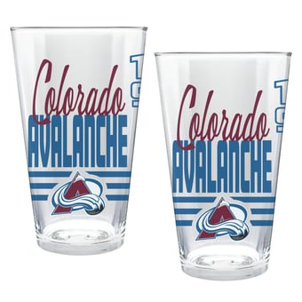 Colorado Avalanche Two-Piece 16oz. Heritage Pint Glass Set
