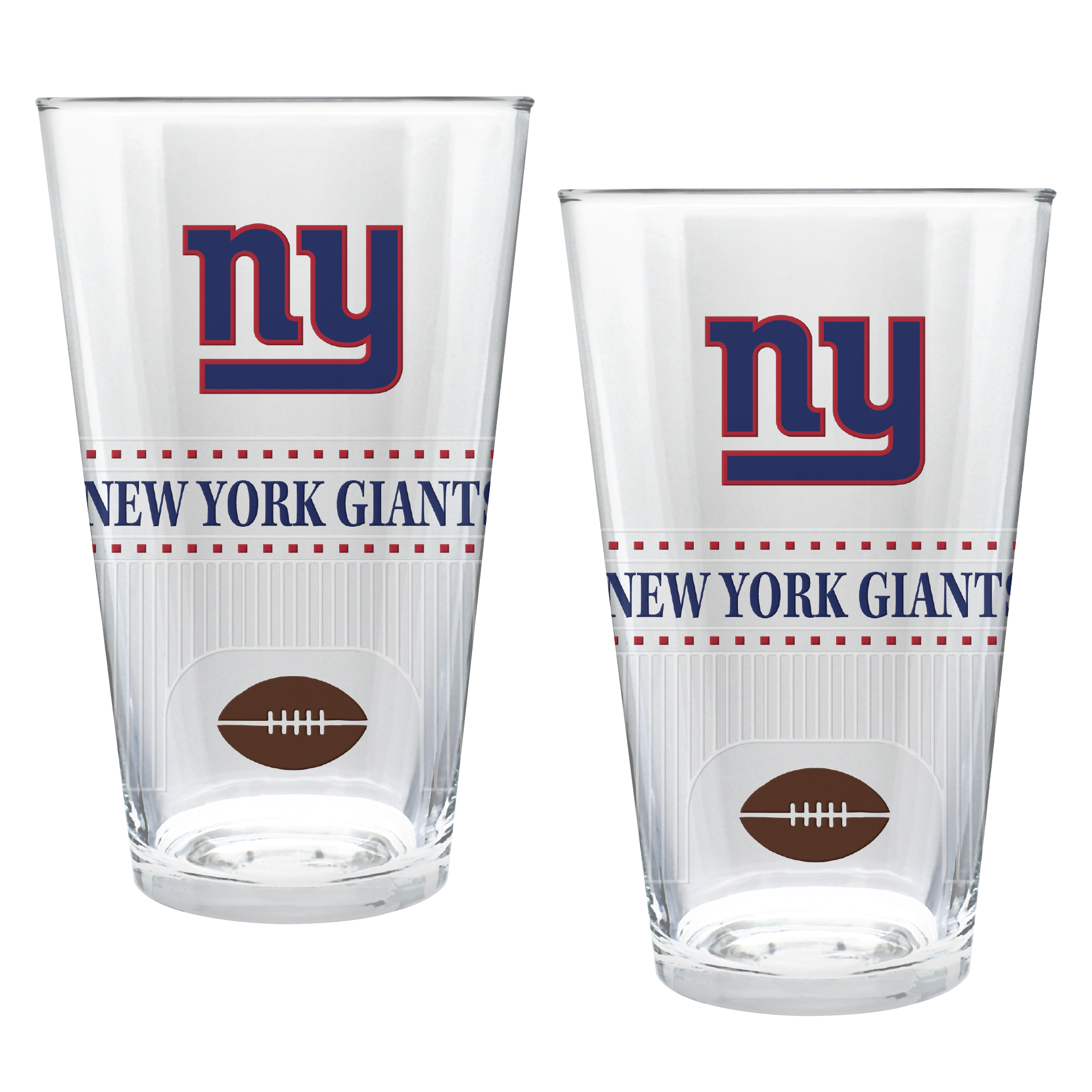 New York Giants Two-Piece 16oz. Stadium Pint Glass Set
