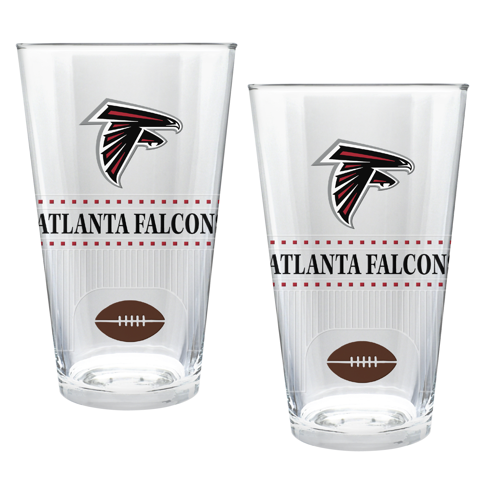 Atlanta Falcons Two-Piece 16oz. Stadium Pint Glass Set