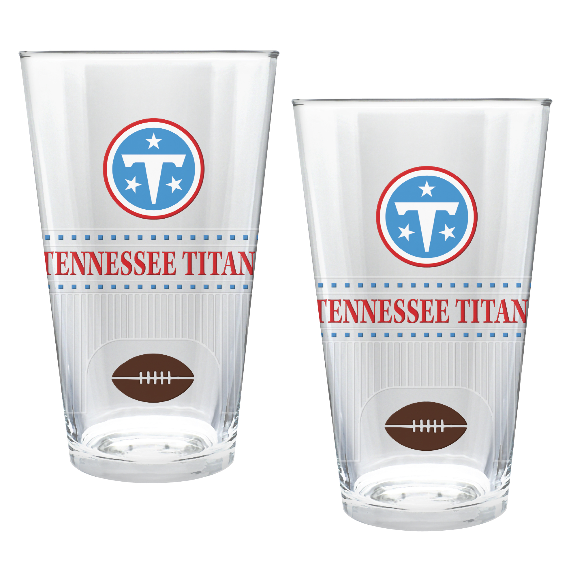 Tennessee Titans Two-Piece 16oz. Stadium Pint Glass Set