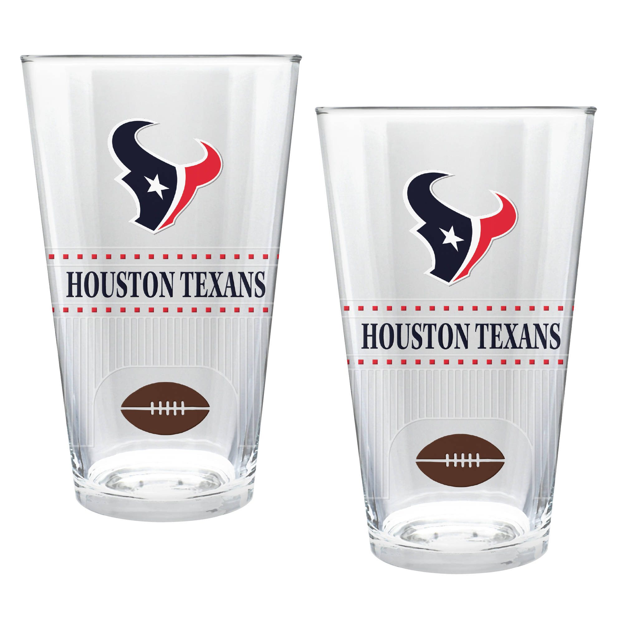 Houston Texans Two-Piece 16oz. Stadium Pint Glass Set