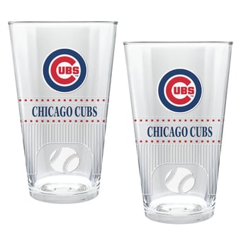Chicago Cubs Two-Piece 16oz. Stadium Pint Glass Set