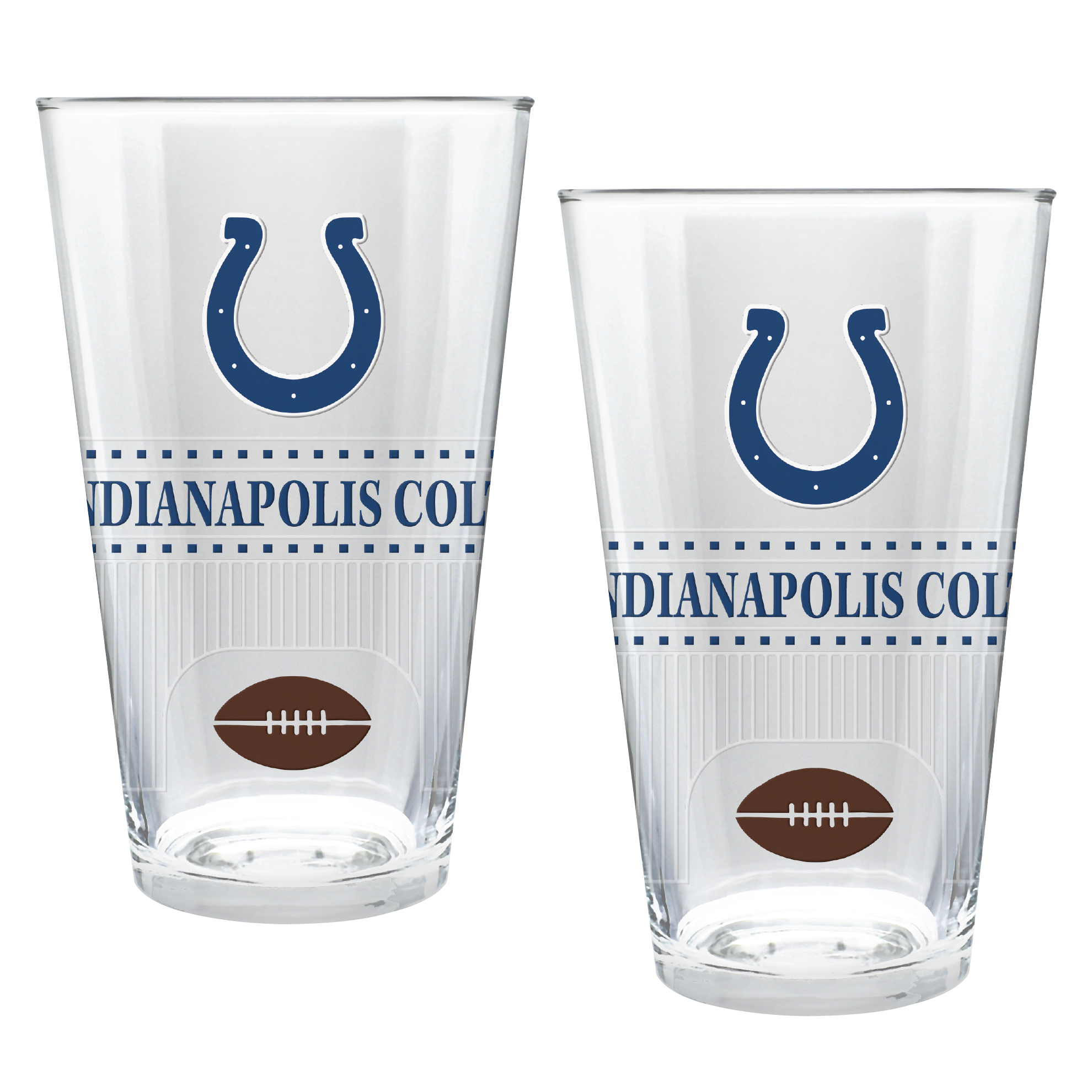 Indianapolis Colts Two-Piece 16oz. Stadium Pint Glass Set