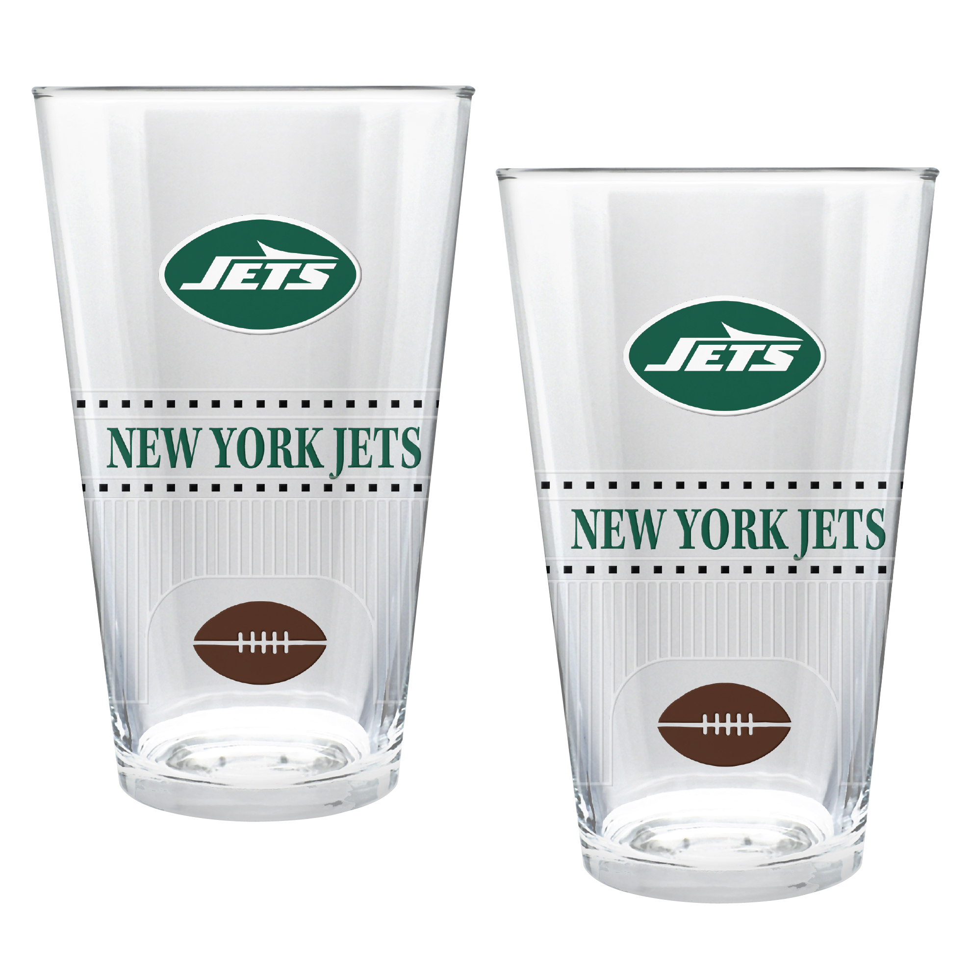 New York Jets Two-Piece 16oz. Stadium Pint Glass Set