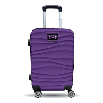 MOJO TCU Horned Frogs Color Blitz Carry-On Hardcase Spinner Luggage