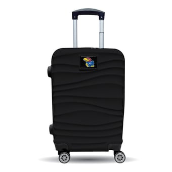 MOJO Kansas Jayhawks Color Blitz Carry-On Hardcase Spinner Luggage
