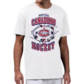 Men's Starter White Montreal Canadiens Tilly T-Shirt