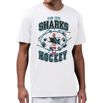 Men's Starter White San Jose Sharks Tilly T-Shirt