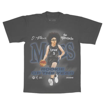 Unisex Playa Society Olivia Miles Charcoal Minnesota Lynx 2026 WNBA Rookie of the Year T-Shirt