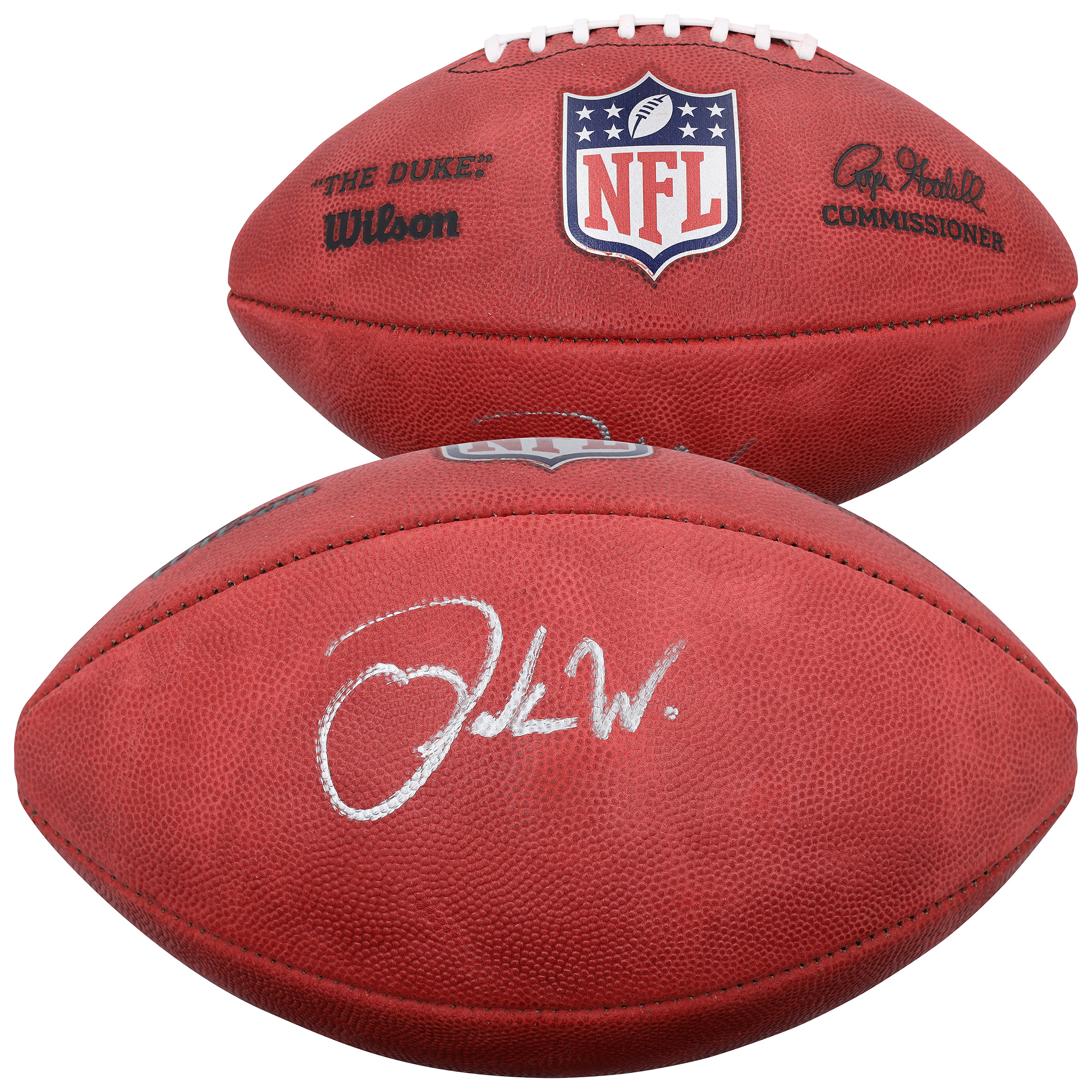 Parker Washington Jacksonville Jaguars Autographed Duke Full Color Football