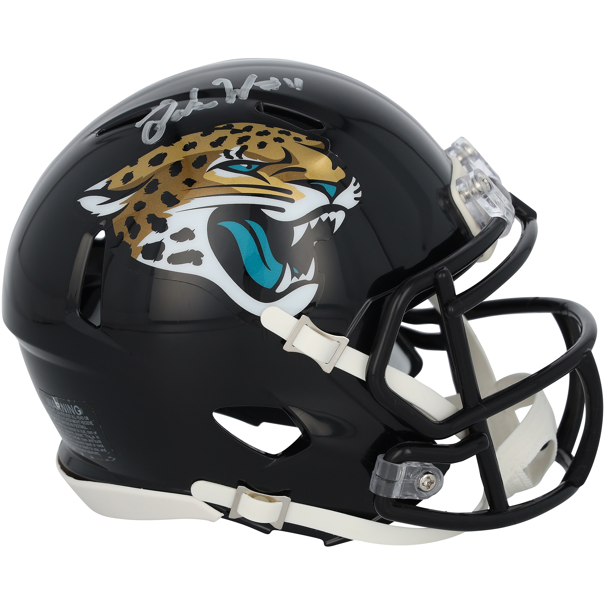 Parker Washington Jacksonville Jaguars Autographed Riddell Speed Mini Helmet