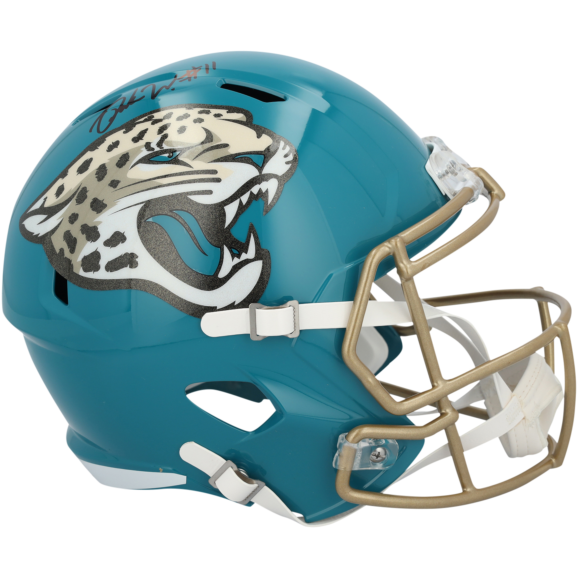 Parker Washington Jacksonville Jaguars Autographed Riddell Rivalry Speed Replica Helmet