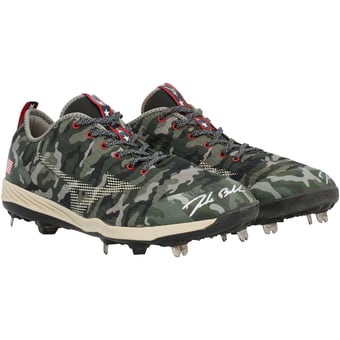Drake Baldwin Atlanta Braves Autographed Game-Used Green Camouflage Mizuno Cleats vs. Boston Red Sox on May 17, 2026
