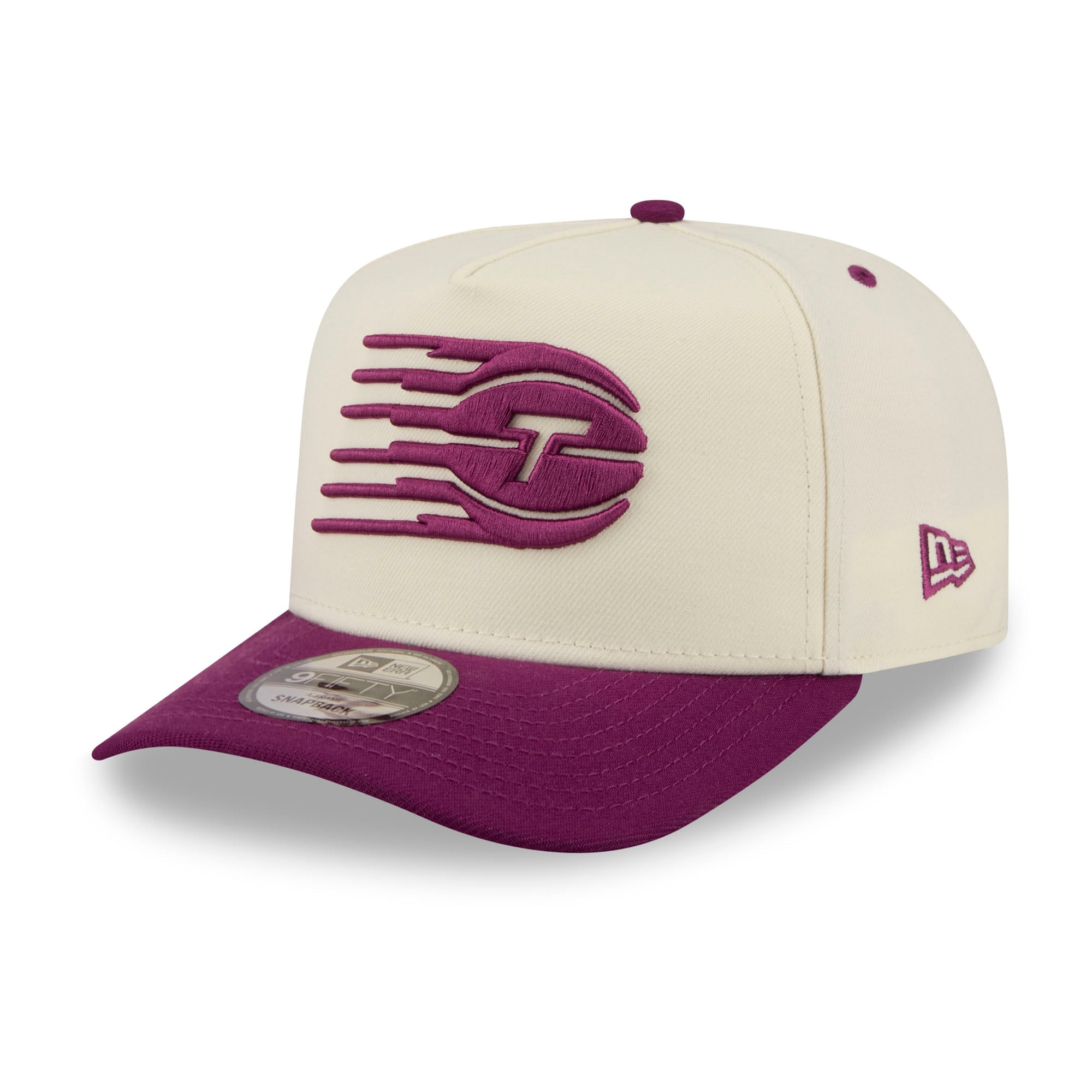 Men's New Era Cream Toronto Tempo 9FIFTY A-Frame Adjustable Hat