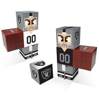 Las Vegas Raiders Home & Away Magnetic Fidget Building Cubes Combo Set