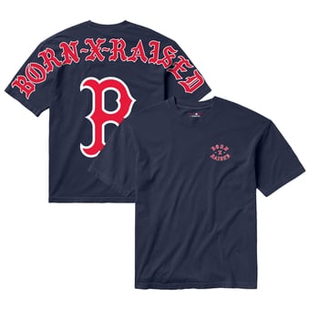 Unisex Born x Raised Navy Boston Red Sox Eyebuster T-Shirt