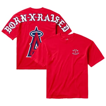 Unisex Born x Raised Red Los Angeles Angels Eyebuster T-Shirt