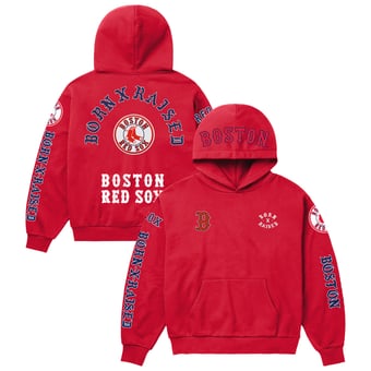 Unisex Born x Raised Red Boston Red Sox Moneyball Hoodie