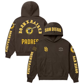 Unisex Born x Raised Brown San Diego Padres Moneyball Hoodie