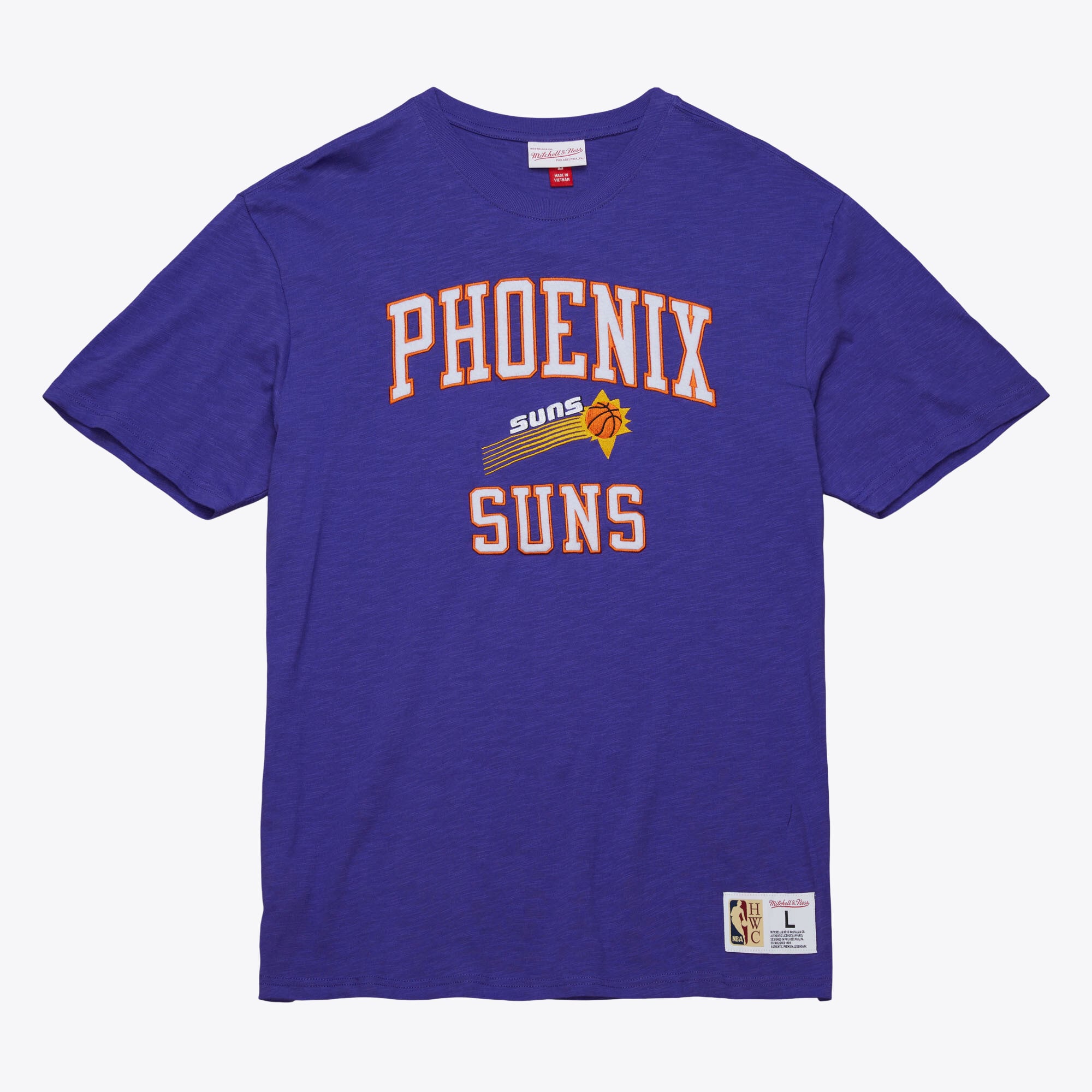 Men's Mitchell & Ness Purple Phoenix Suns Hardwood Classics Legendary Slub T-Shirt