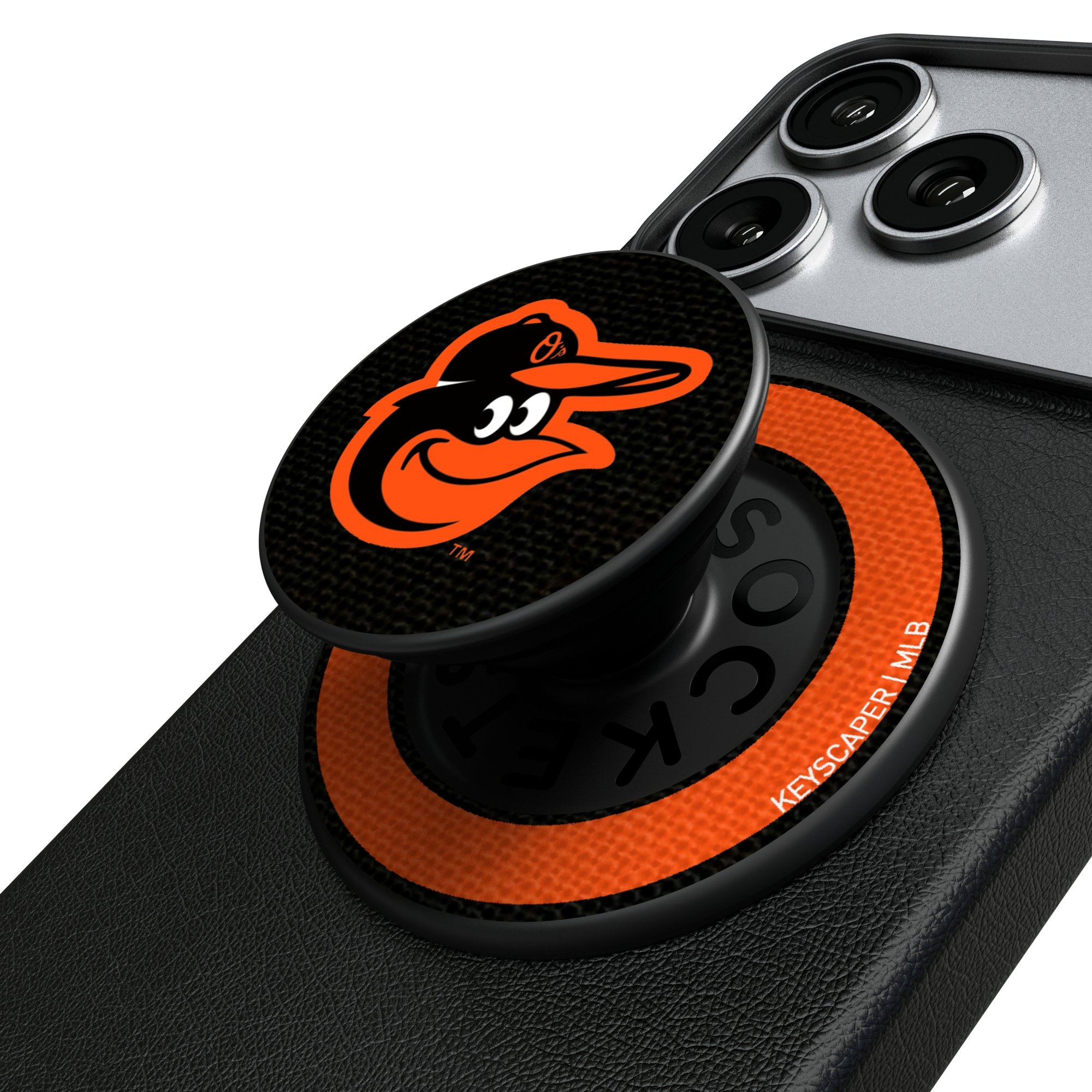 Keyscaper Baltimore Orioles PopSockets Magnetic Phone Grip & Stand