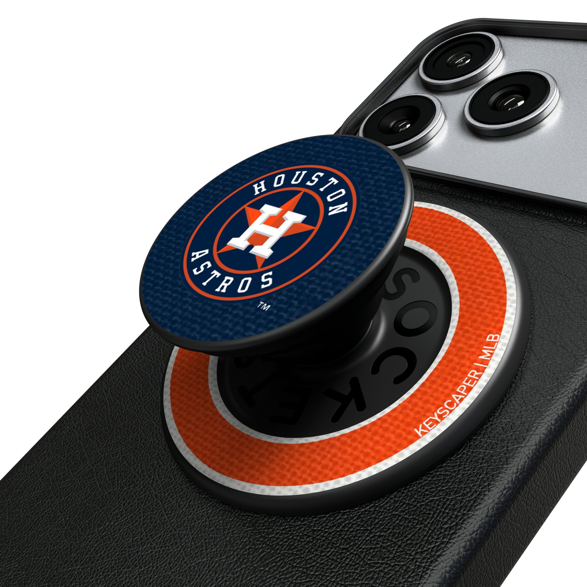Keyscaper Houston Astros PopSockets Magnetic Phone Grip & Stand