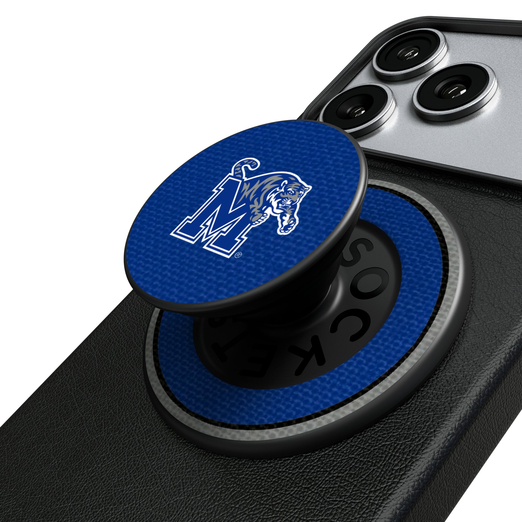 Keyscaper Memphis Tigers PopSockets Magnetic Phone Grip & Stand