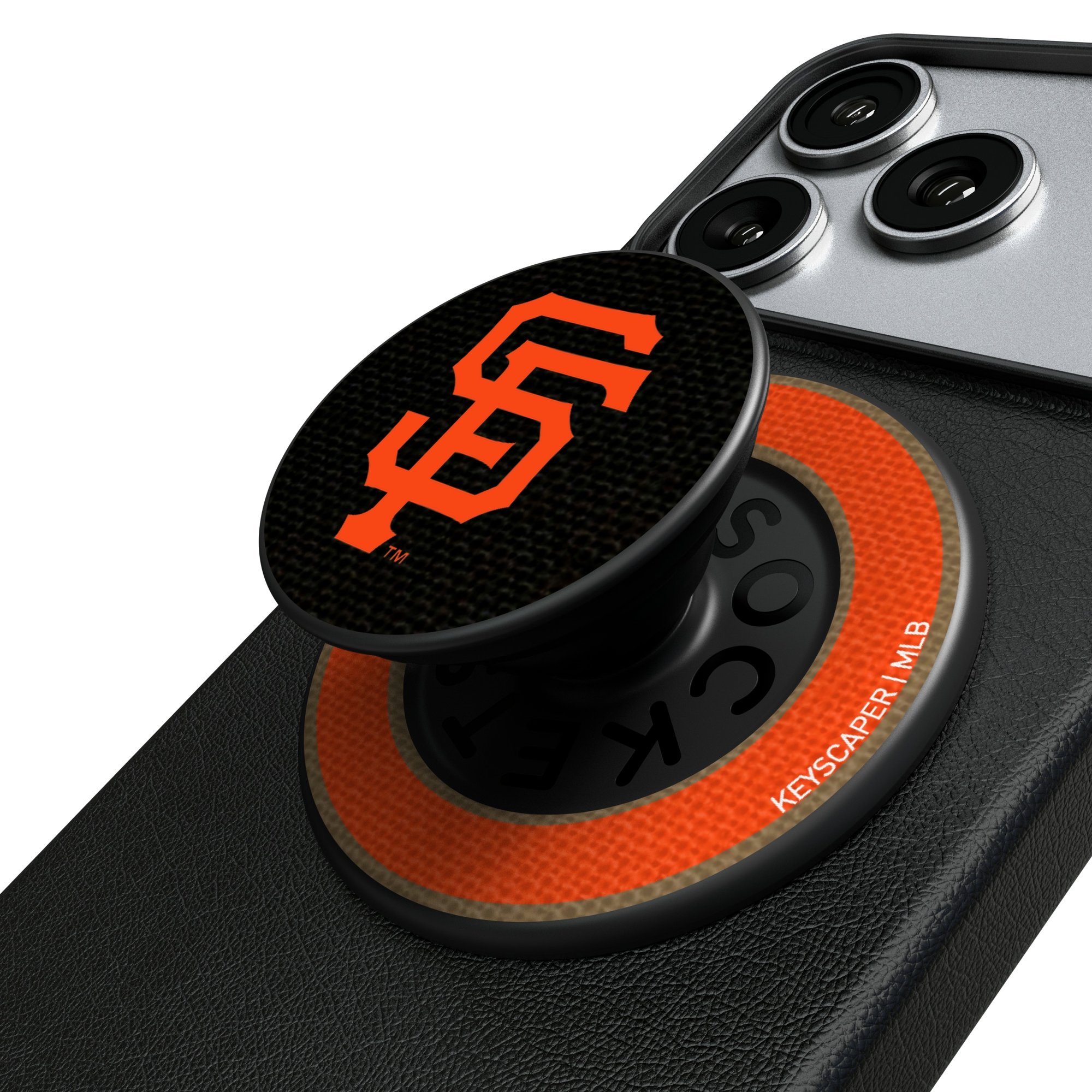 Keyscaper San Francisco Giants PopSockets Magnetic Phone Grip & Stand