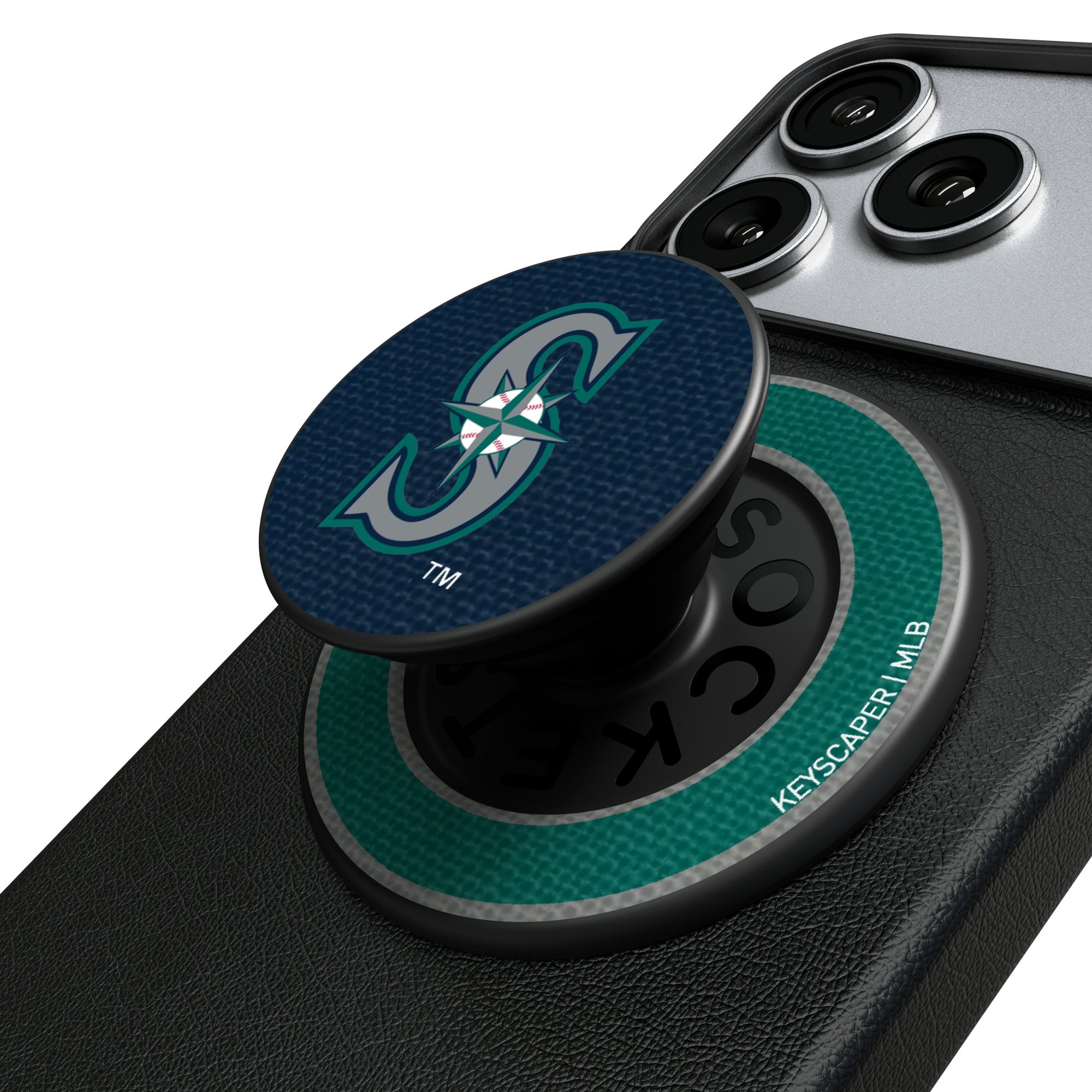 Keyscaper Seattle Mariners PopSockets Magnetic Phone Grip & Stand