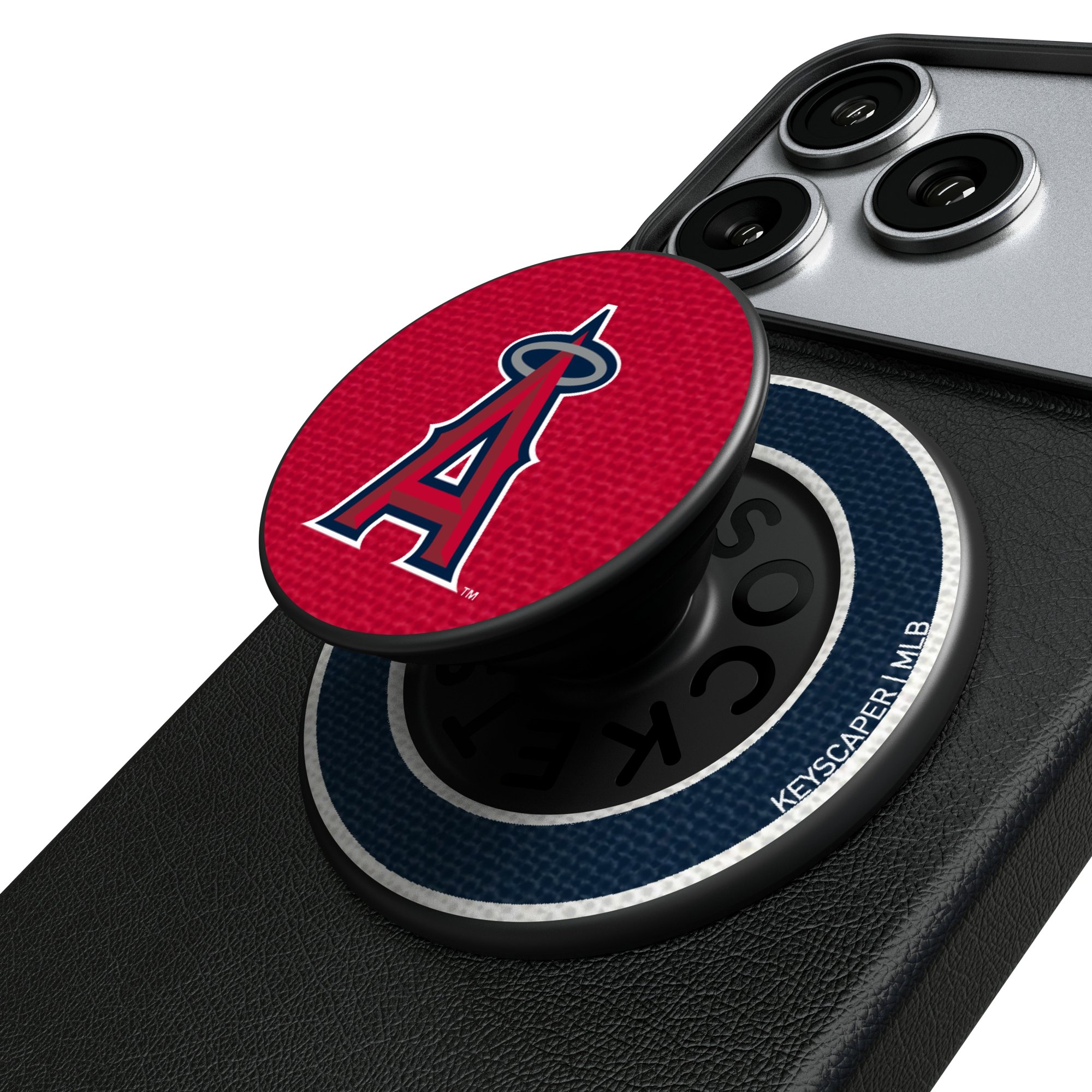 Keyscaper Los Angeles Angels PopSockets Magnetic Phone Grip & Stand