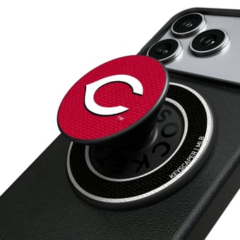 Keyscaper Cincinnati Reds PopSockets Magnetic Phone Grip & Stand