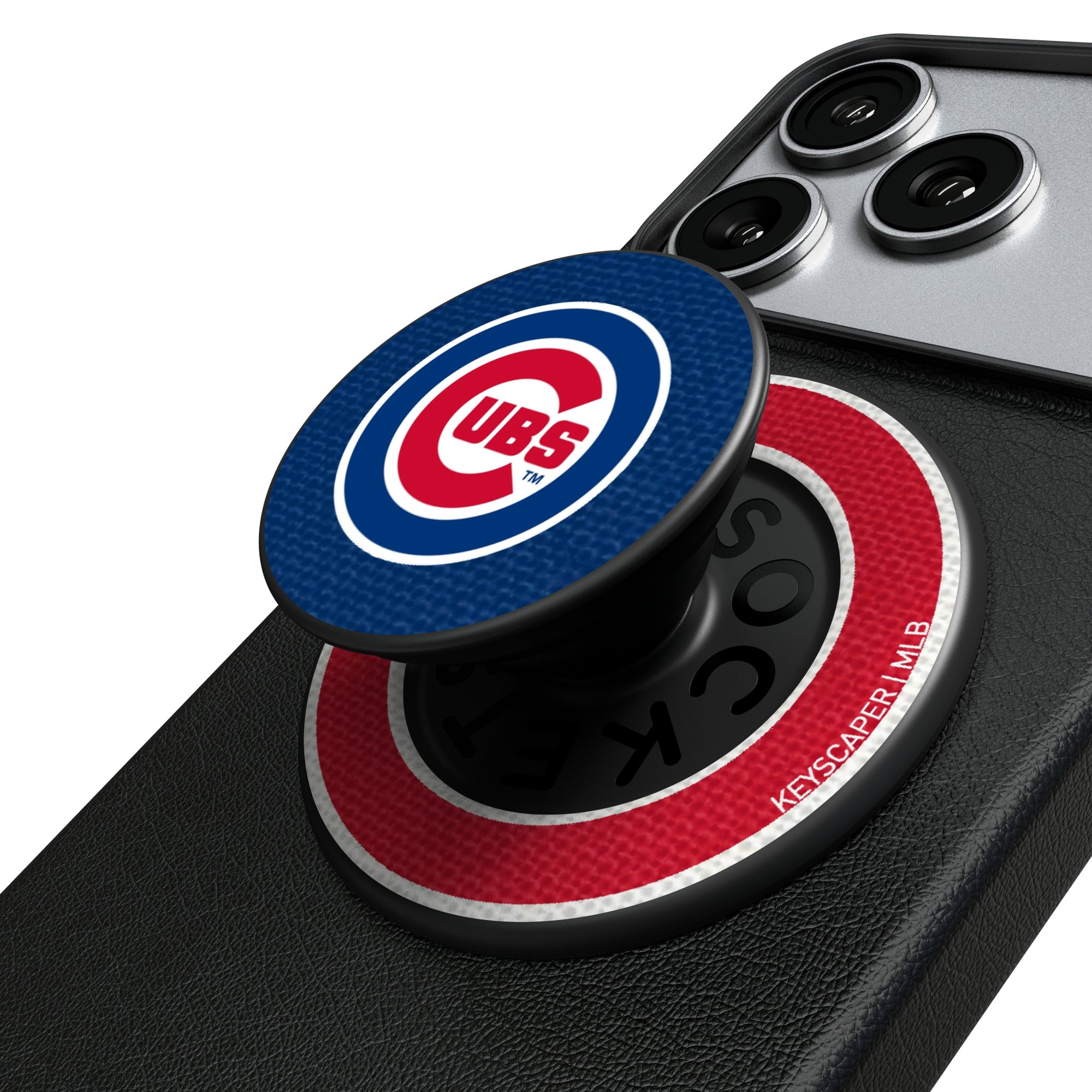 Keyscaper Chicago Cubs PopSockets Magnetic Phone Grip & Stand