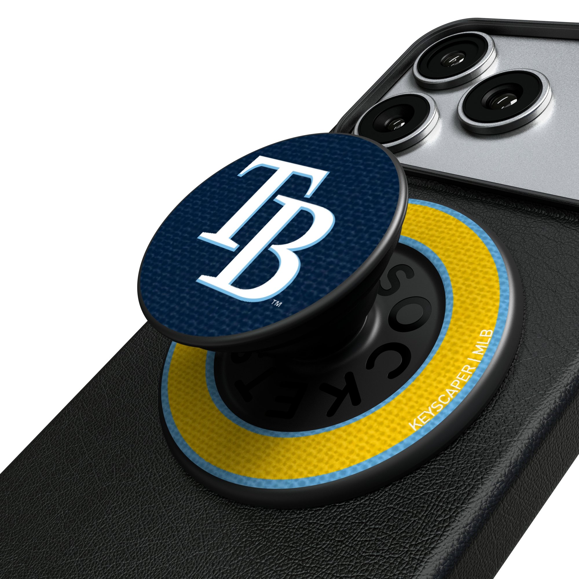Keyscaper Tampa Bay Rays PopSockets Magnetic Phone Grip & Stand