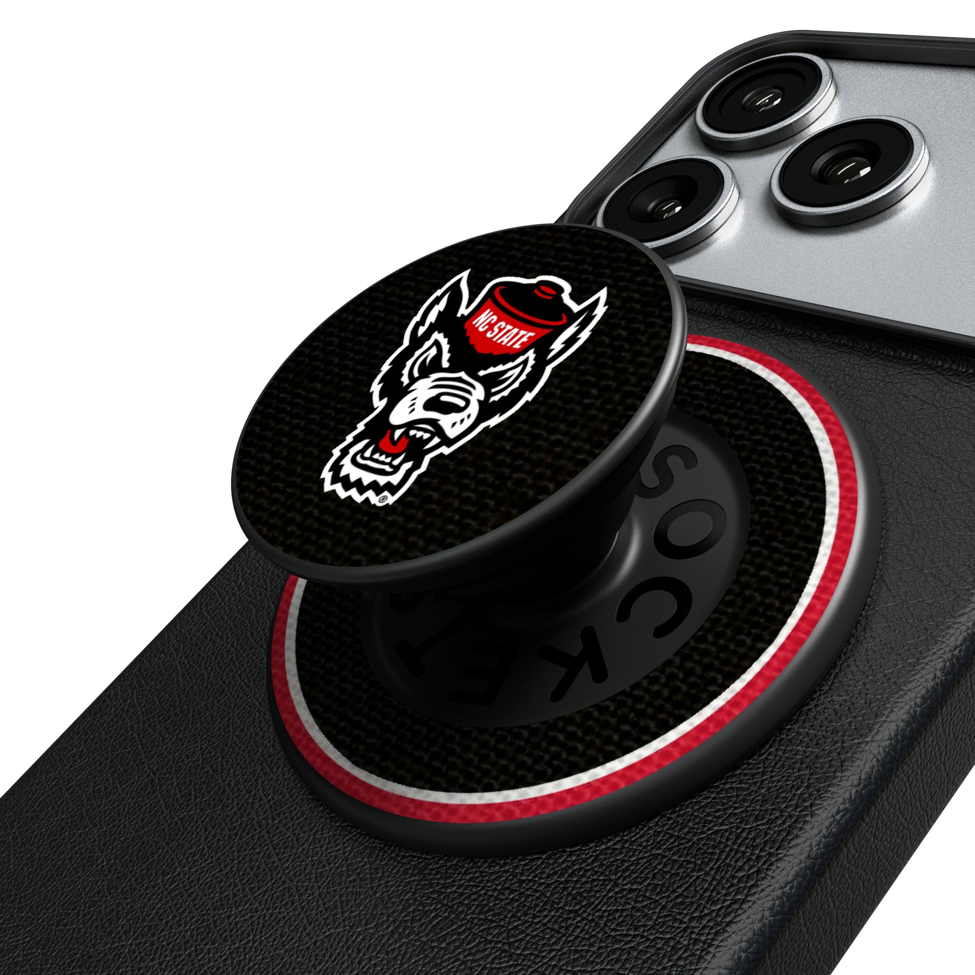 Keyscaper NC State Wolfpack PopSockets Magnetic Phone Grip & Stand
