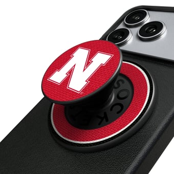 Keyscaper Nebraska Huskers PopSockets Magnetic Phone Grip & Stand