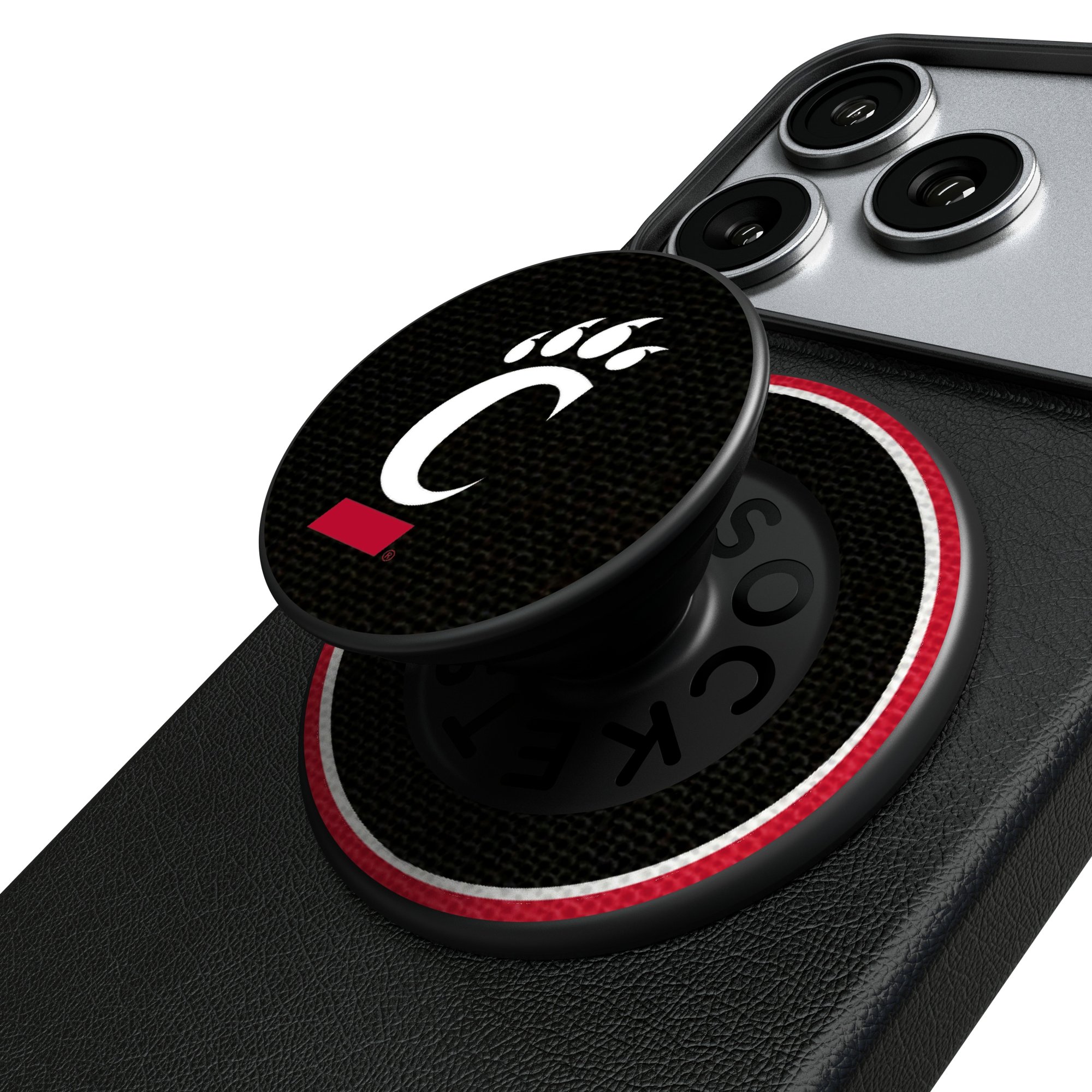 Keyscaper Cincinnati Bearcats PopSockets Magnetic Phone Grip & Stand