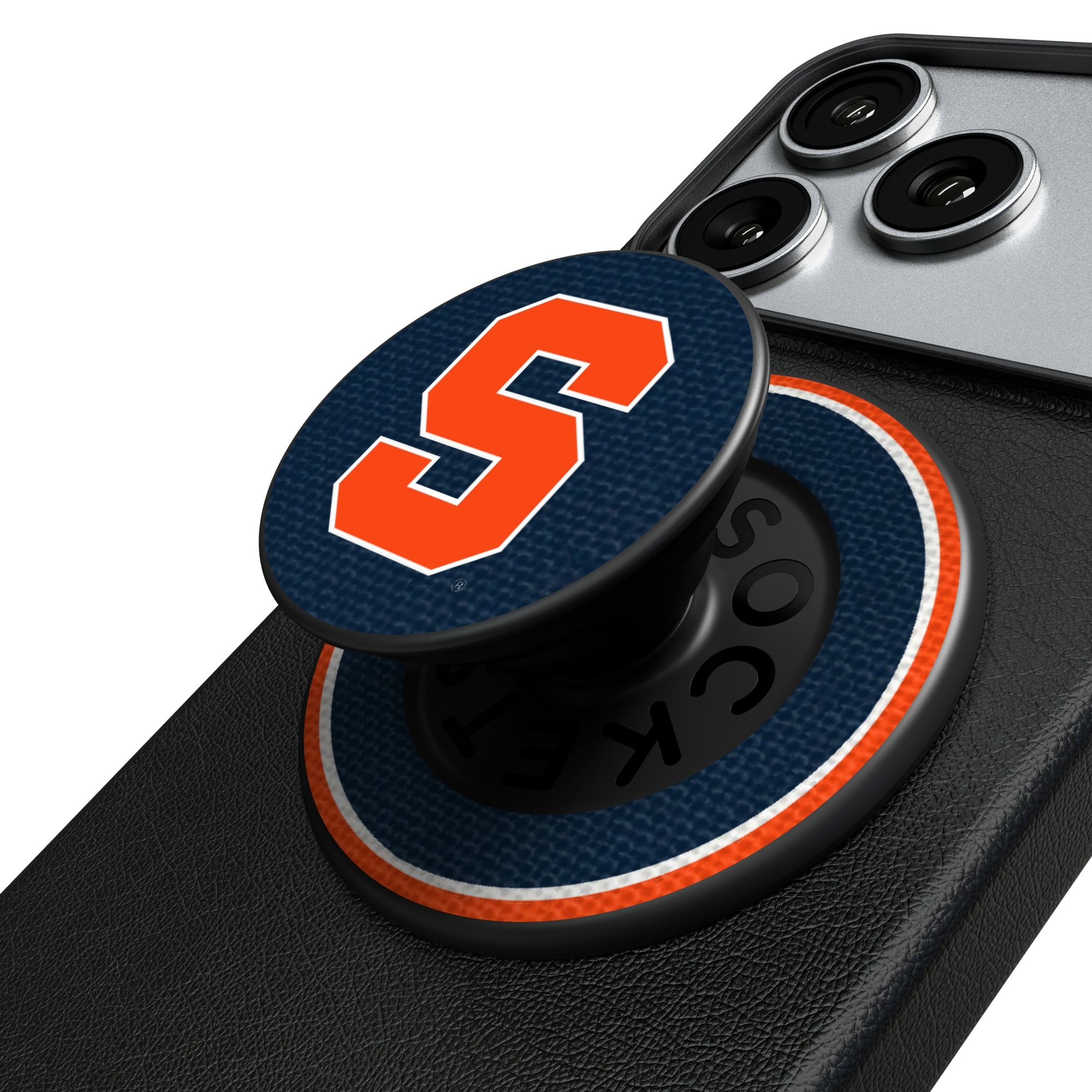 Keyscaper Syracuse Orange PopSockets Magnetic Phone Grip & Stand