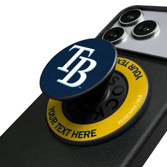 Keyscaper Tampa Bay Rays Personalized PopSockets Magnetic Phone Grip & Stand