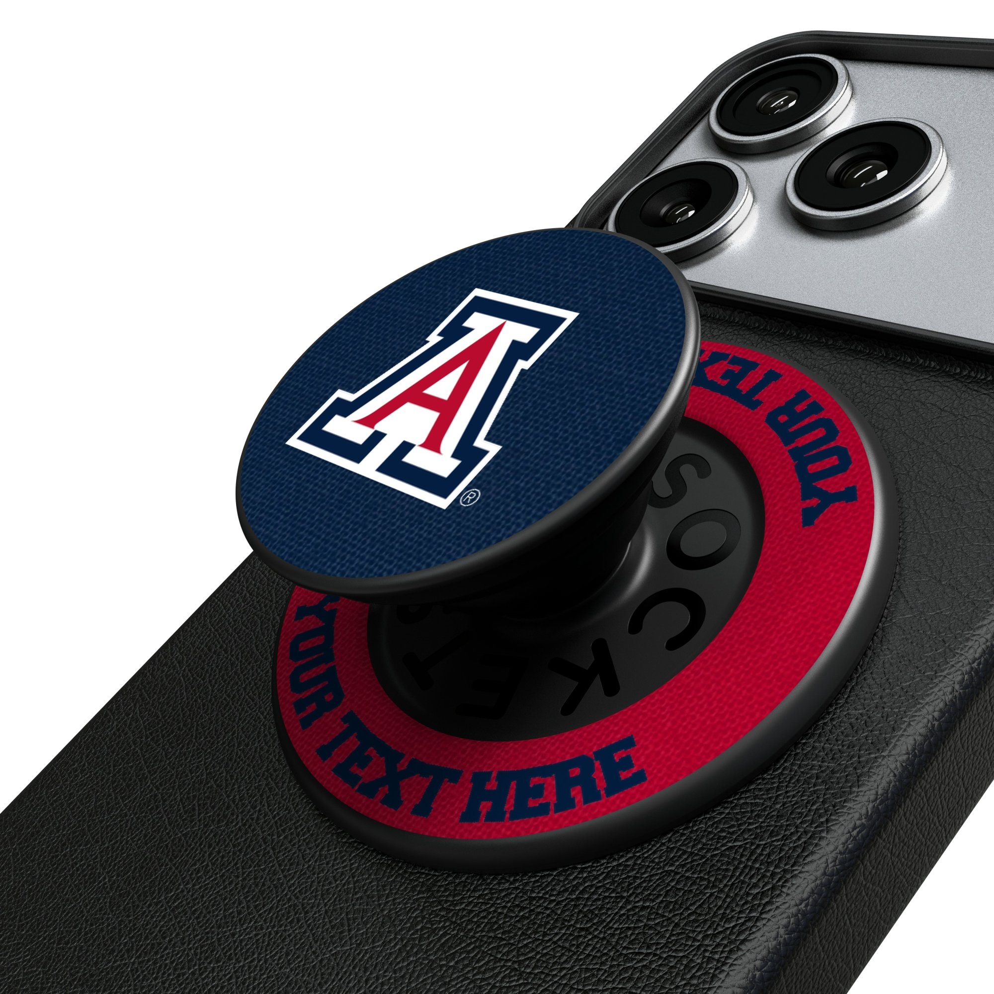Keyscaper Arizona Wildcats Personalized PopSockets Magnetic Phone Grip & Stand