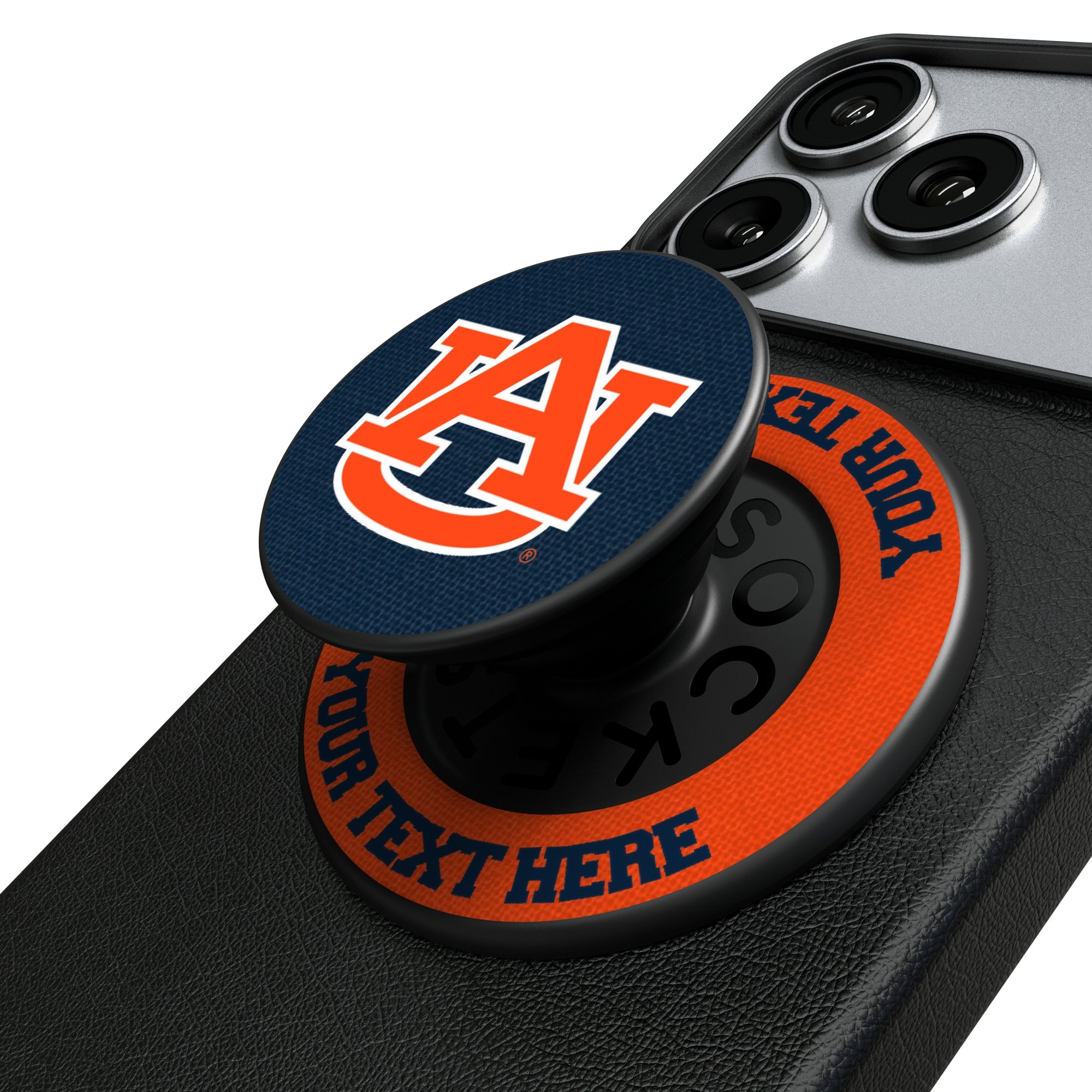 Keyscaper Auburn Tigers Personalized PopSockets Magnetic Phone Grip & Stand