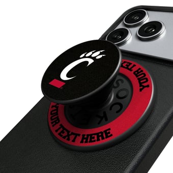 Keyscaper Cincinnati Bearcats Personalized PopSockets Magnetic Phone Grip & Stand