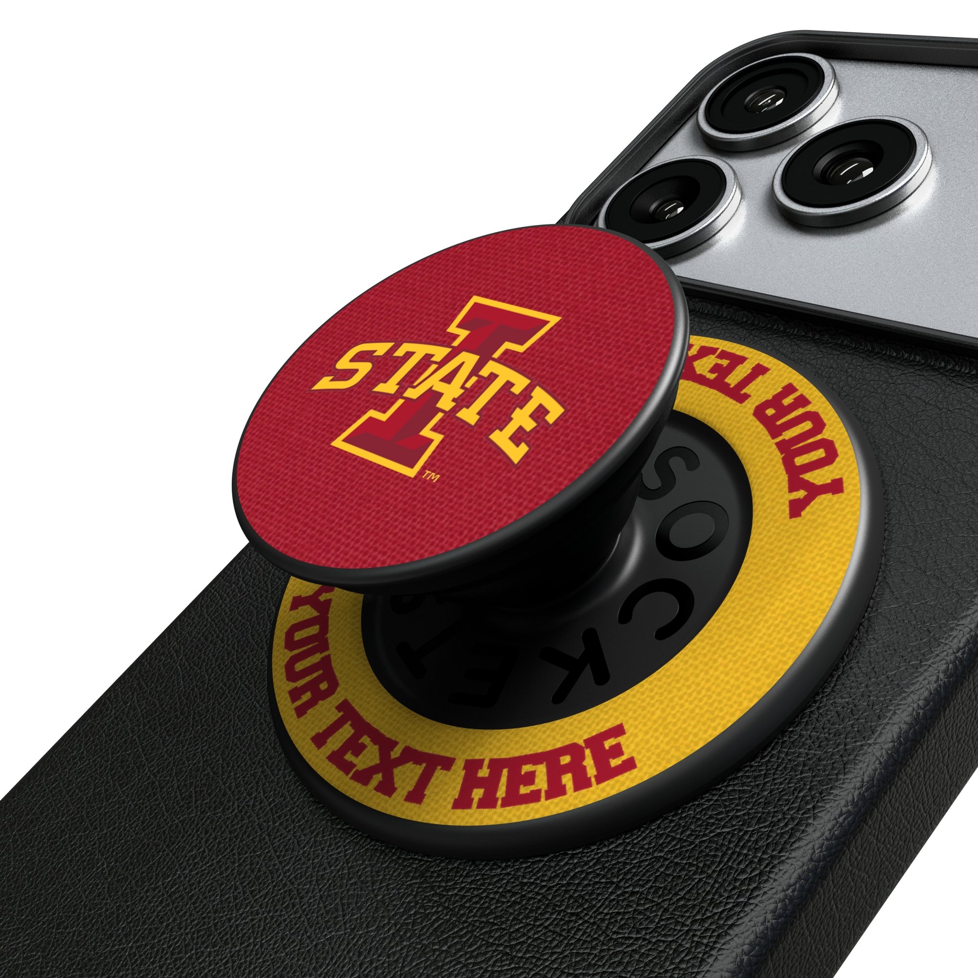 Keyscaper Iowa State Cyclones Personalized PopSockets Magnetic Phone Grip & Stand