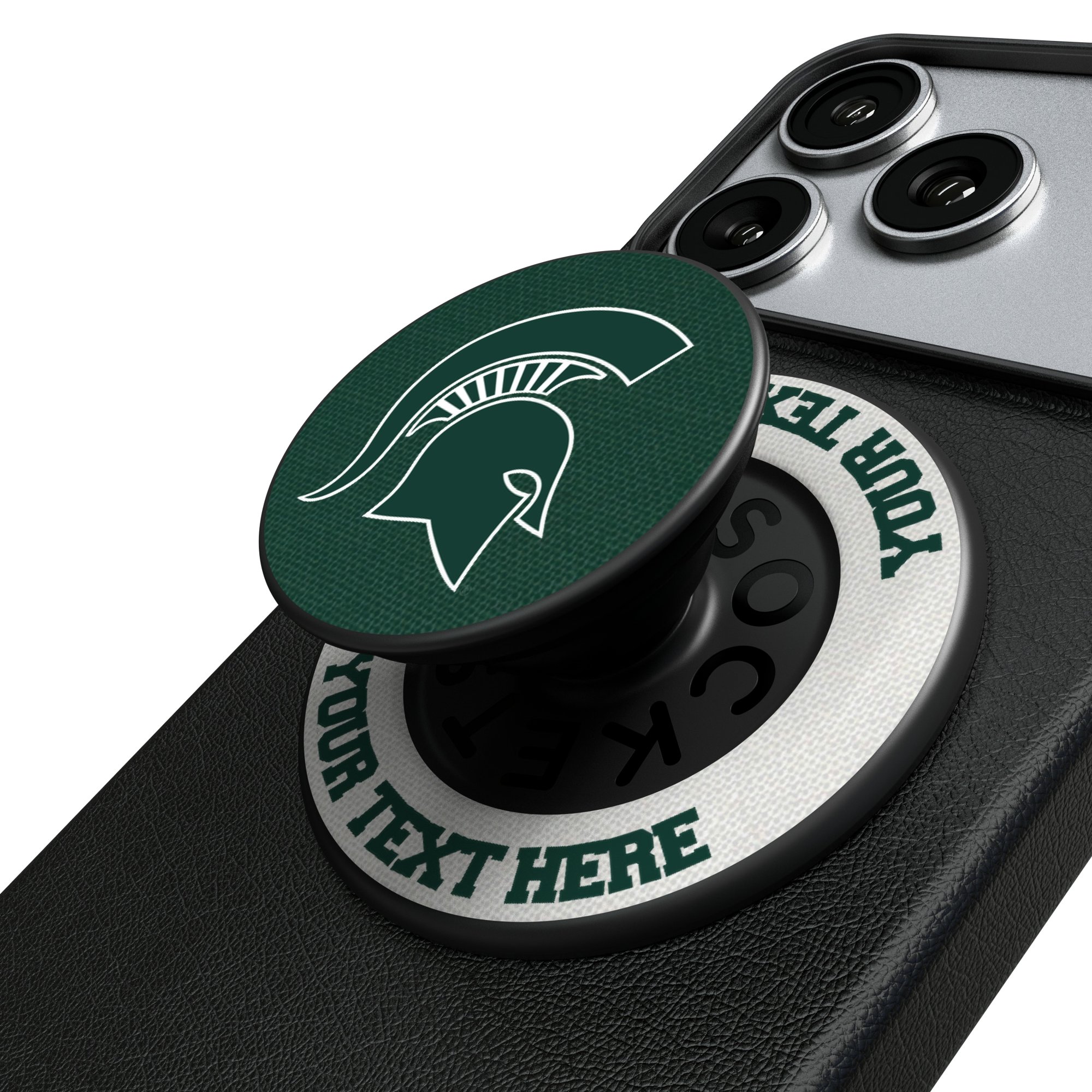 Keyscaper Michigan State Spartans Personalized PopSockets Magnetic Phone Grip & Stand