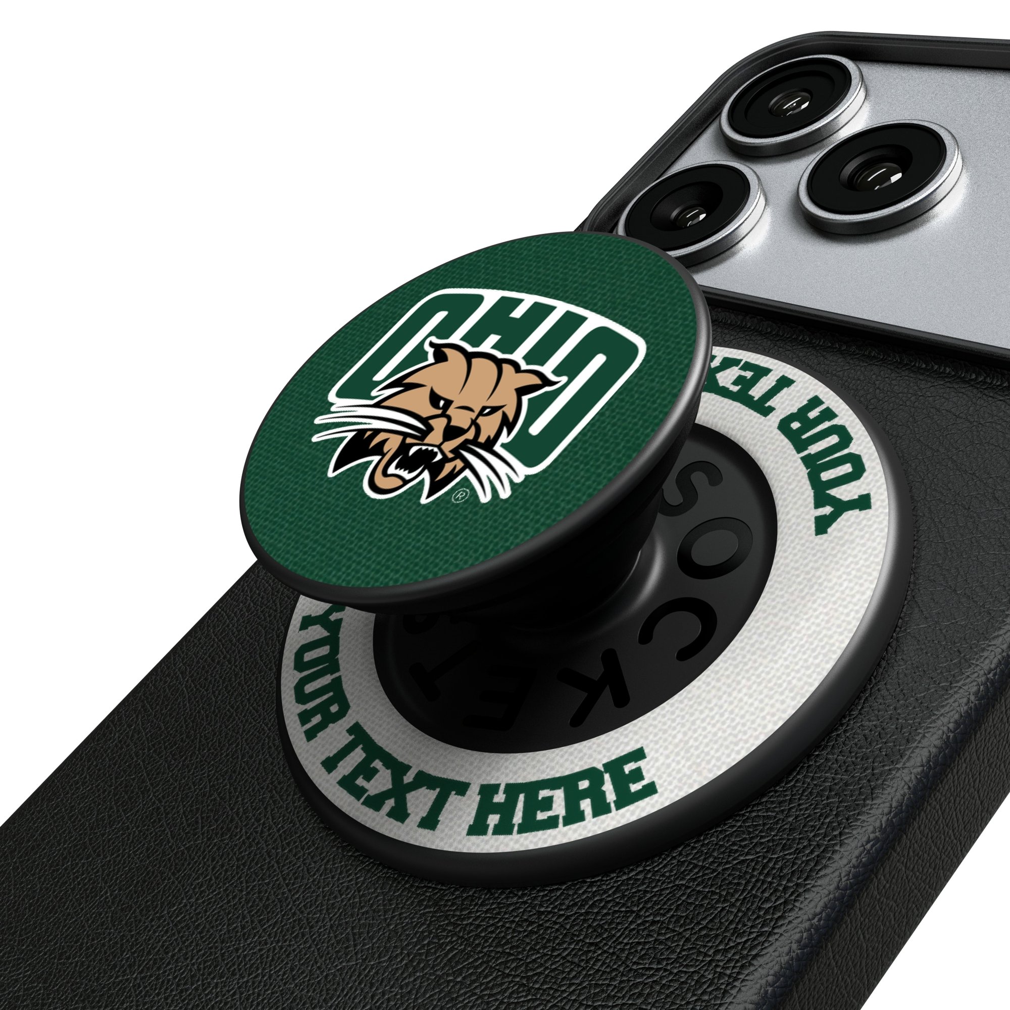 Keyscaper Ohio Bobcats Personalized PopSockets Magnetic Phone Grip & Stand